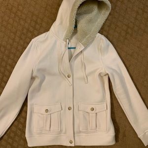 Ralph Lauren cream button coat